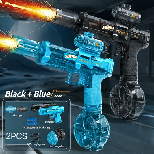 Electric High Pressure Water Gun for Kids & Adults – Rechargeable Summer Pool & Beach Toy